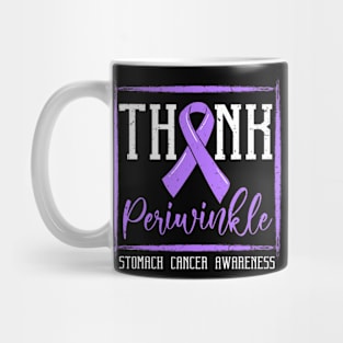 Stomach Cancer Awareness Gastric Support Periwinkle Ribbon Mug